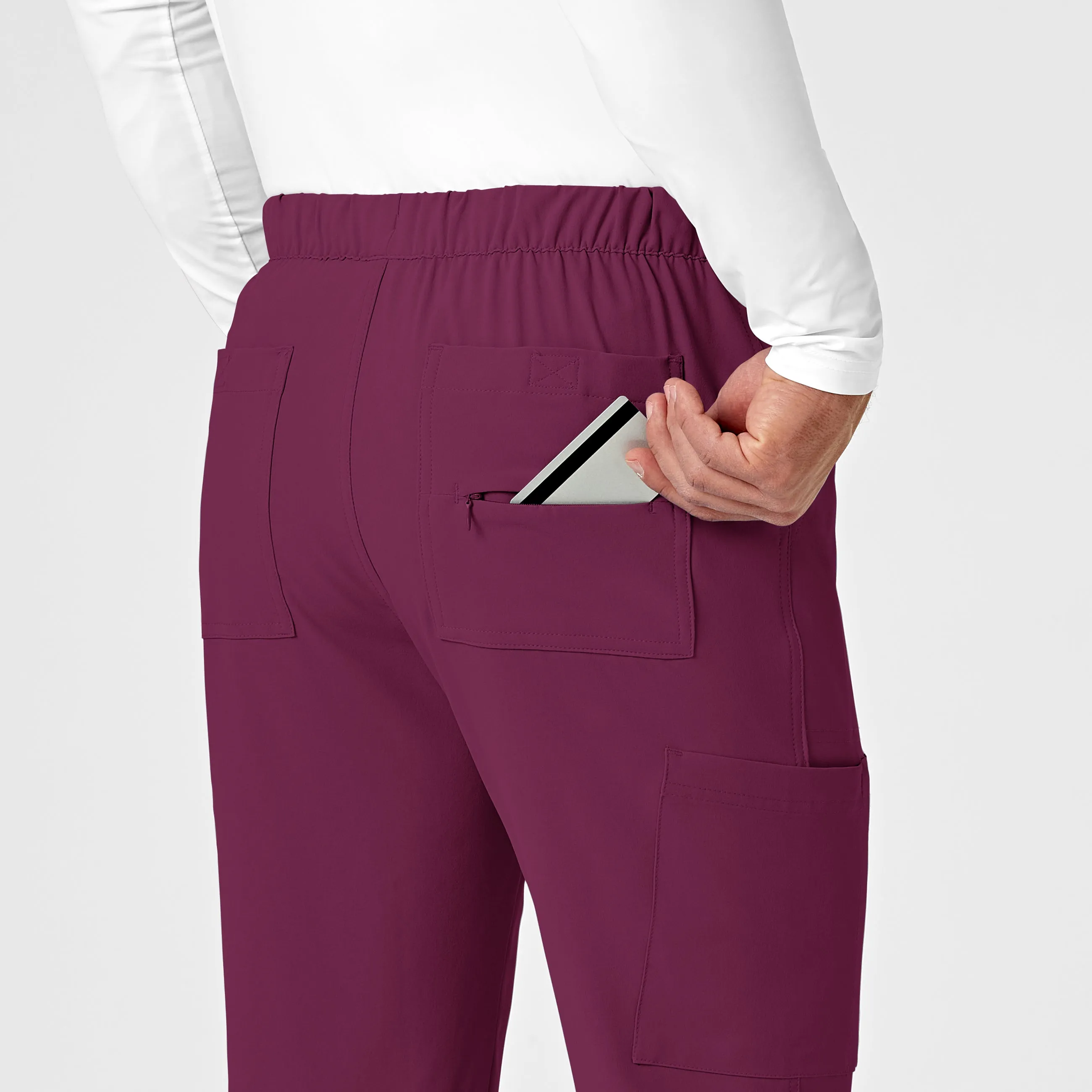 RENEW Men's Jogger Scrub Pant - Wine