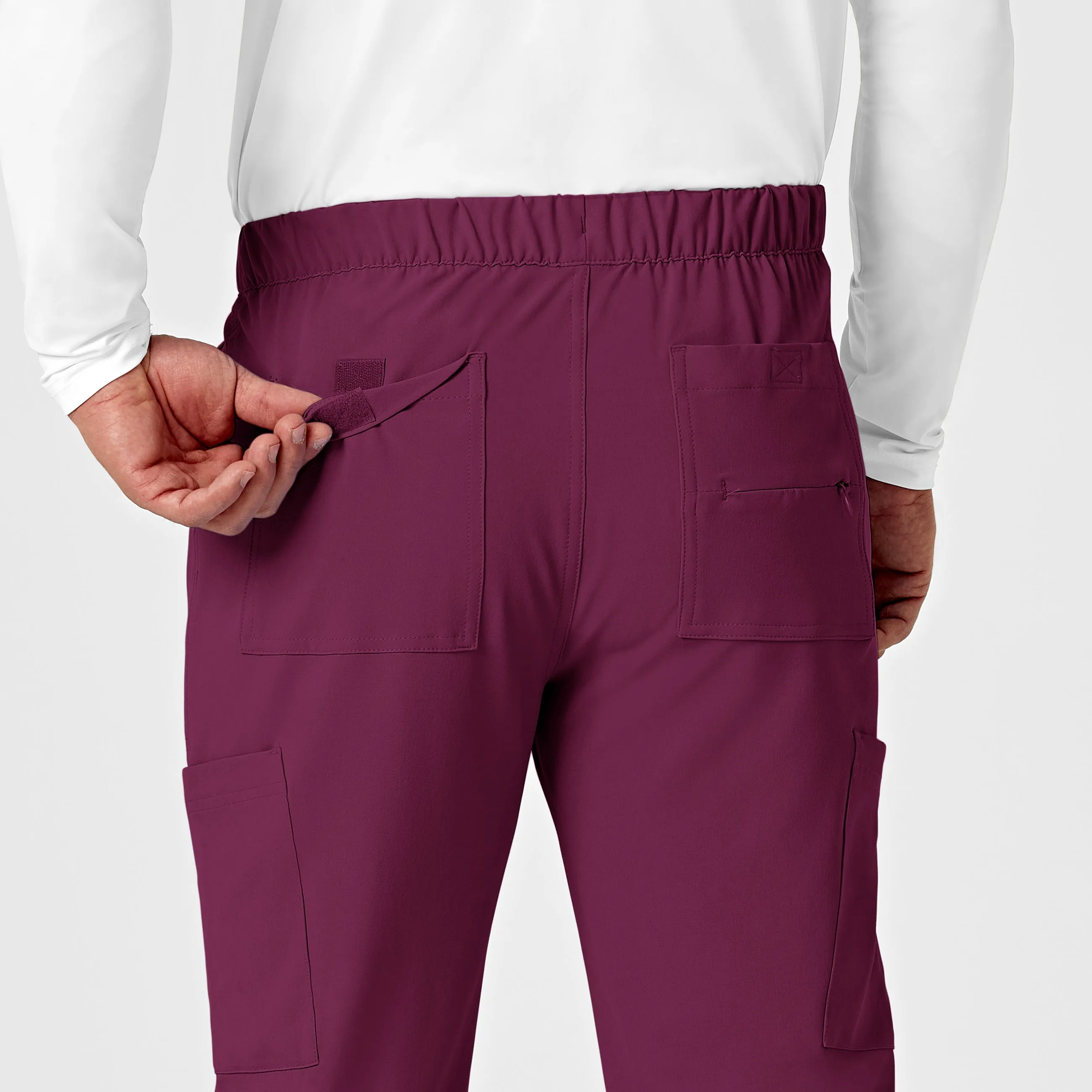 RENEW Men's Jogger Scrub Pant - Wine