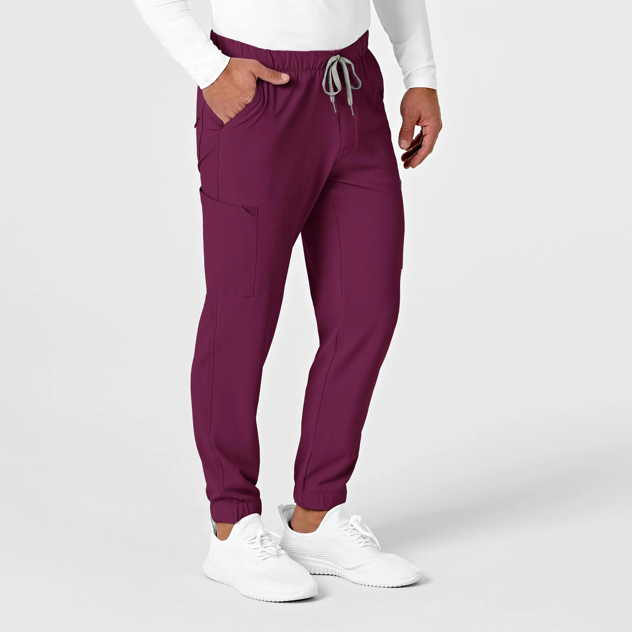 RENEW Men's Jogger Scrub Pant - Wine