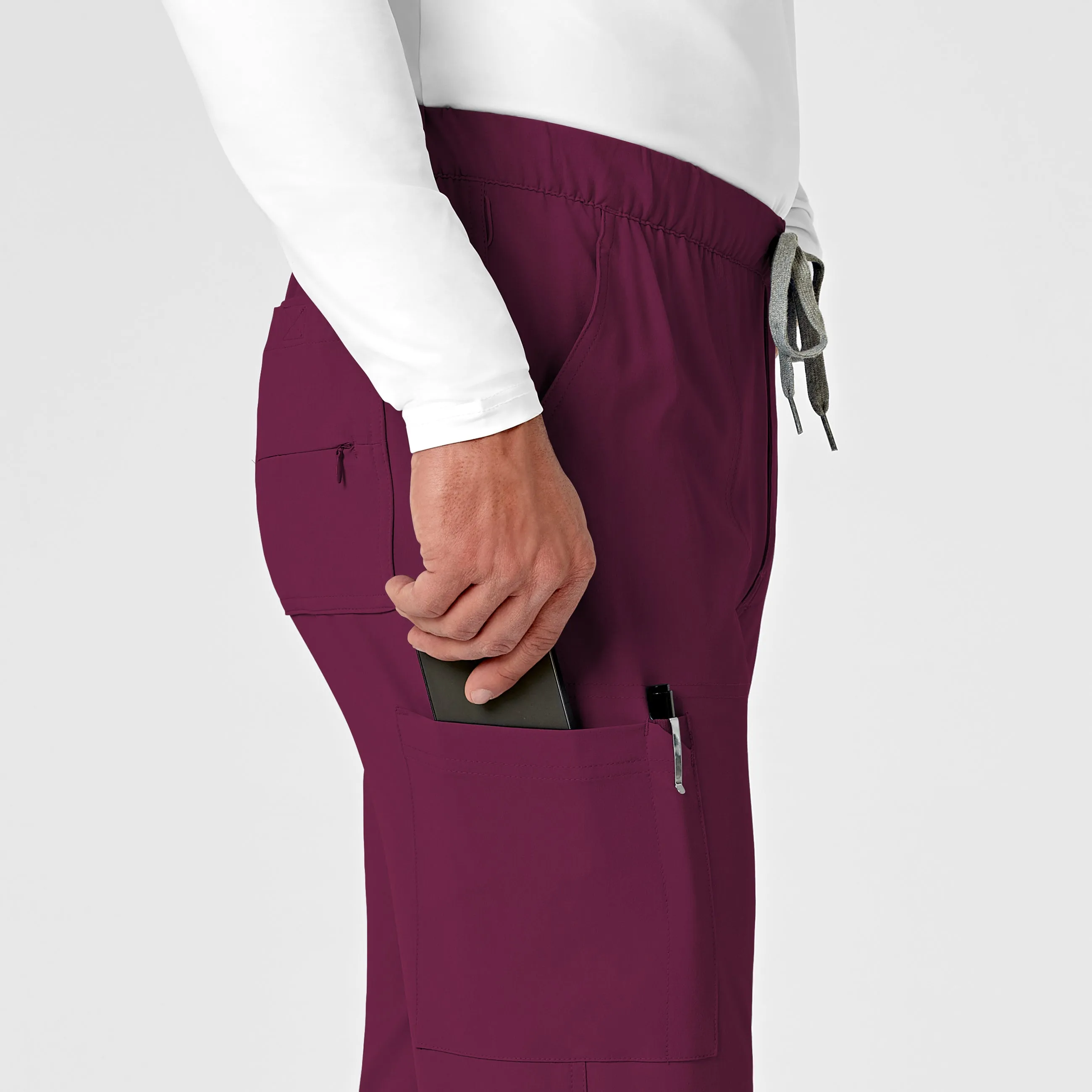 RENEW Men's Jogger Scrub Pant - Wine