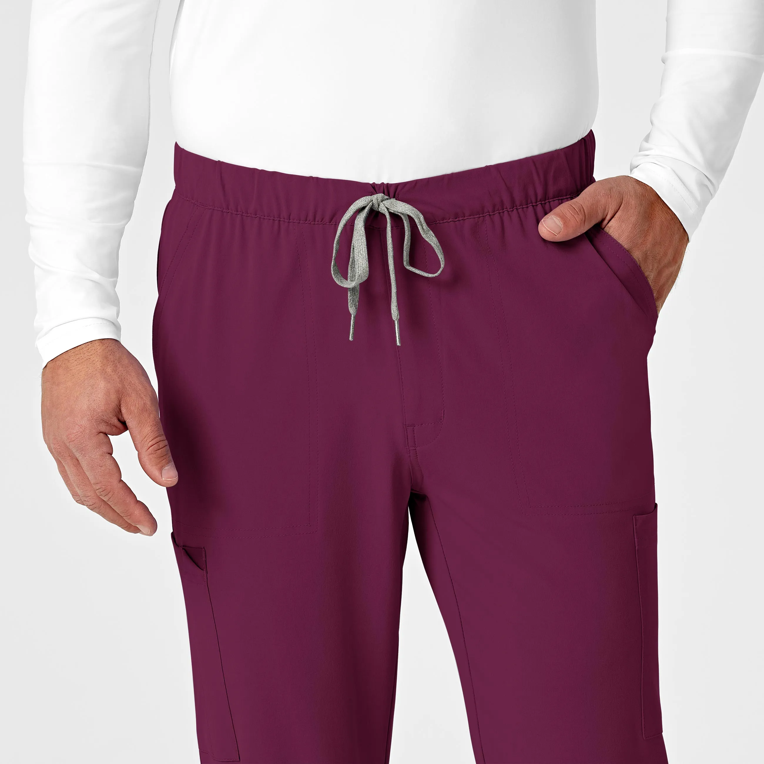 RENEW Men's Jogger Scrub Pant - Wine