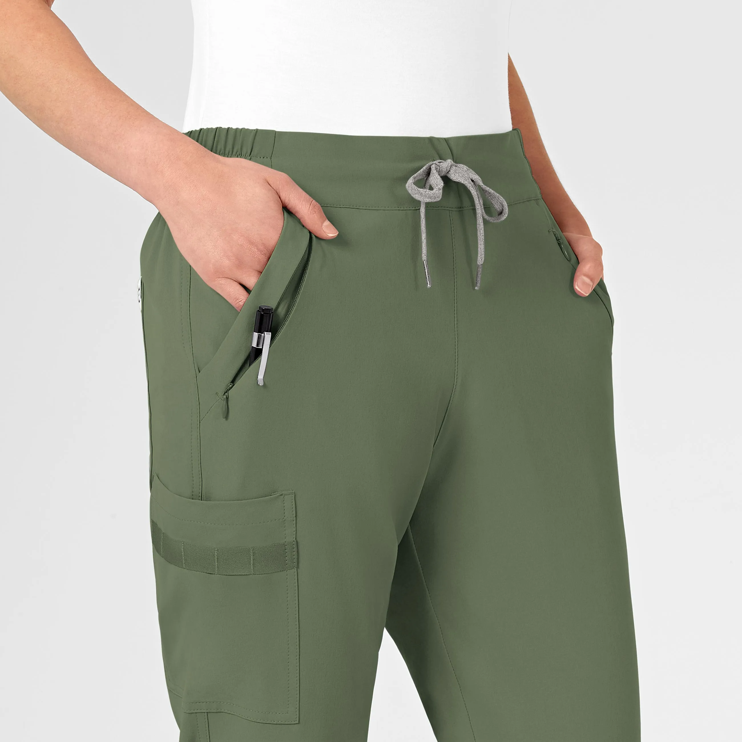 RENEW Women's Jogger Scrub Pant - Olive