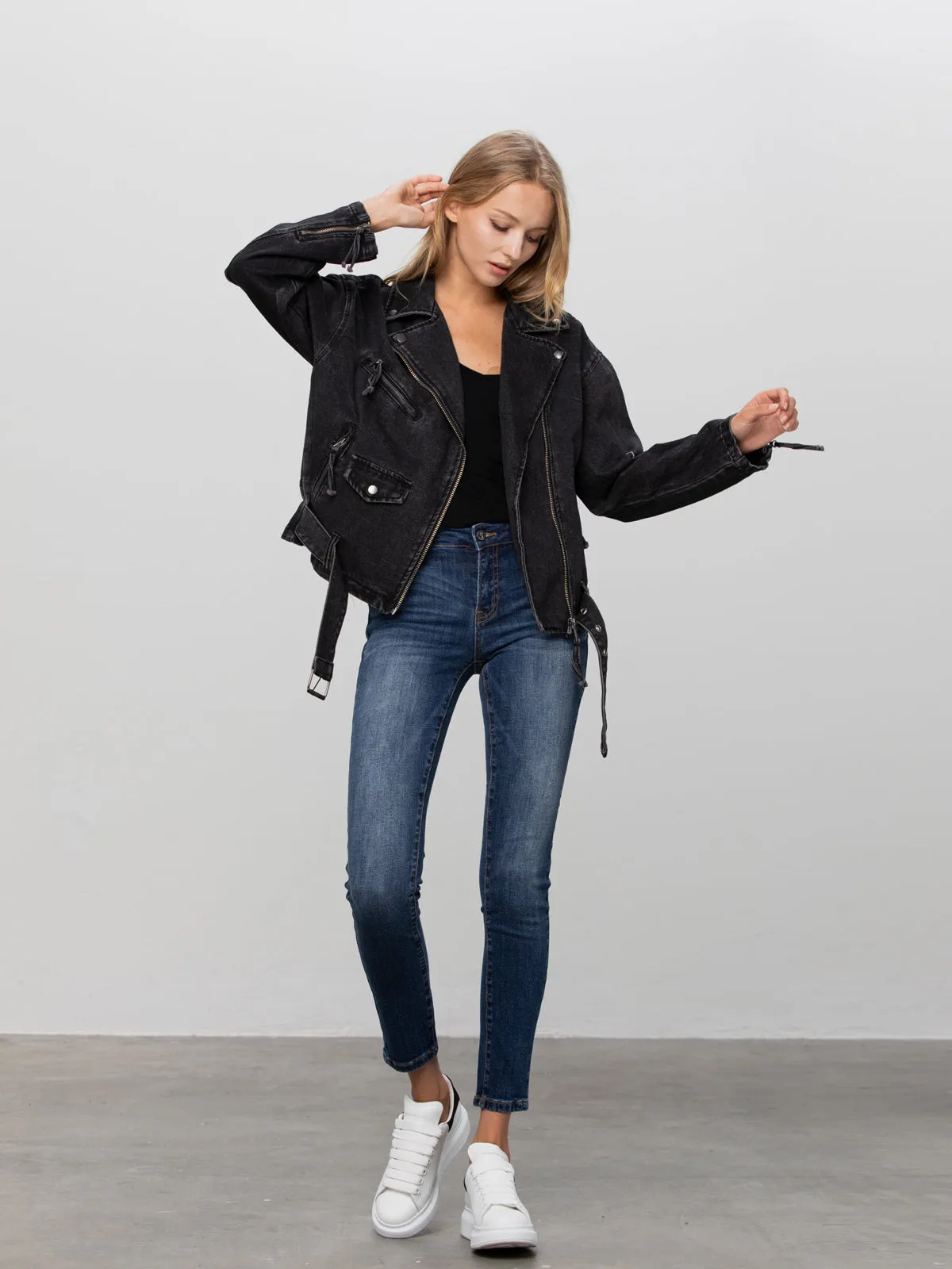 Ride or Die Oversized Moto Jacket