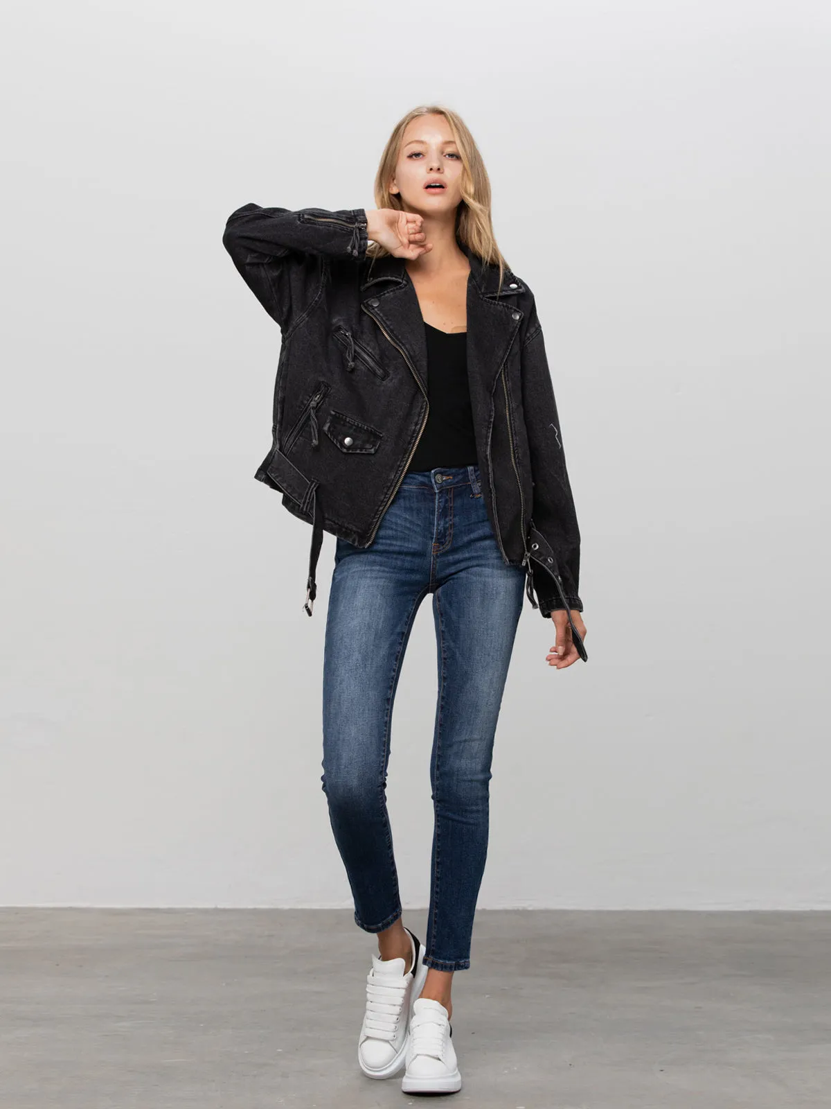 Ride or Die Oversized Moto Jacket