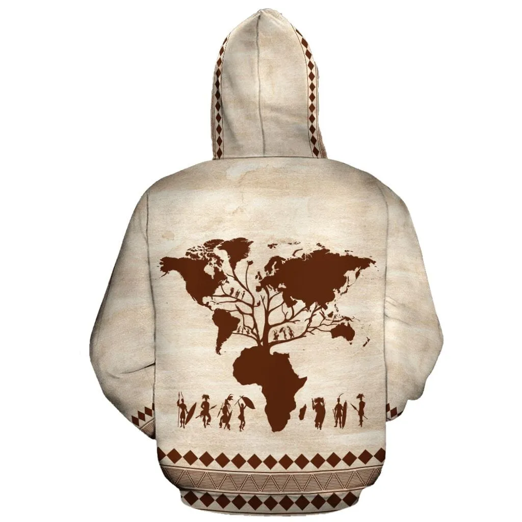 Root Africa All-over Hoodie And Joggers Set