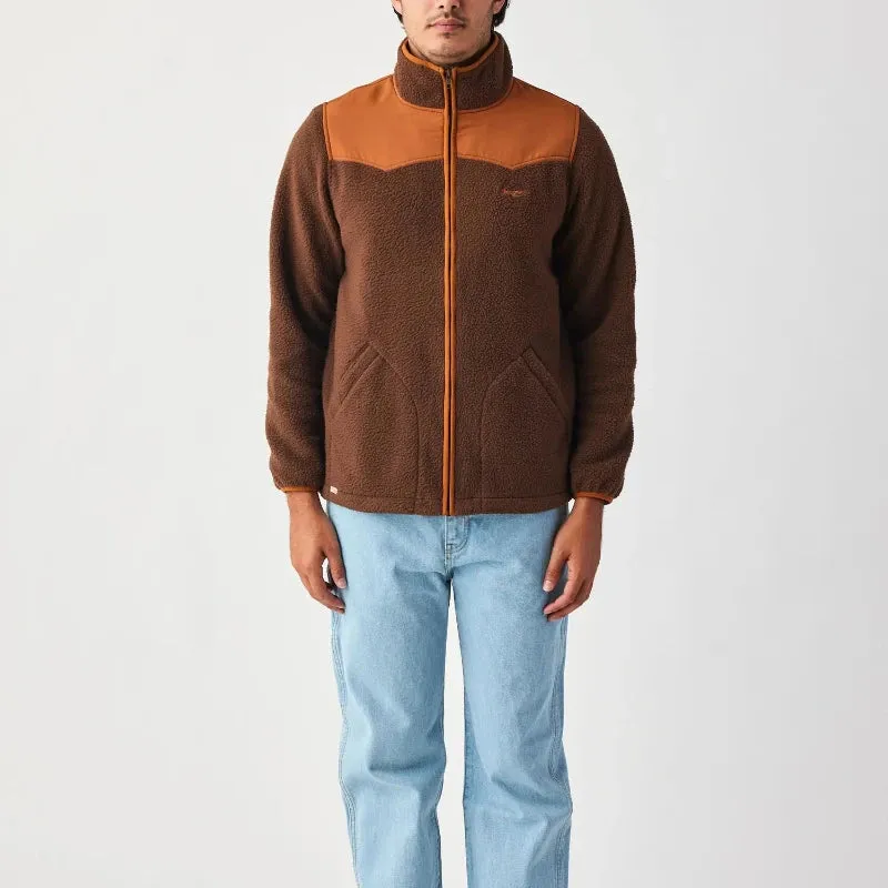 Seager BaseCamp Sherpa Fleece Vintage Brown/Rust