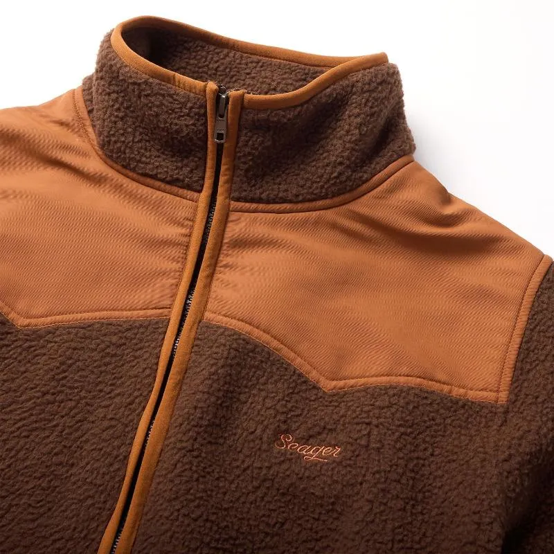 Seager BaseCamp Sherpa Fleece Vintage Brown/Rust