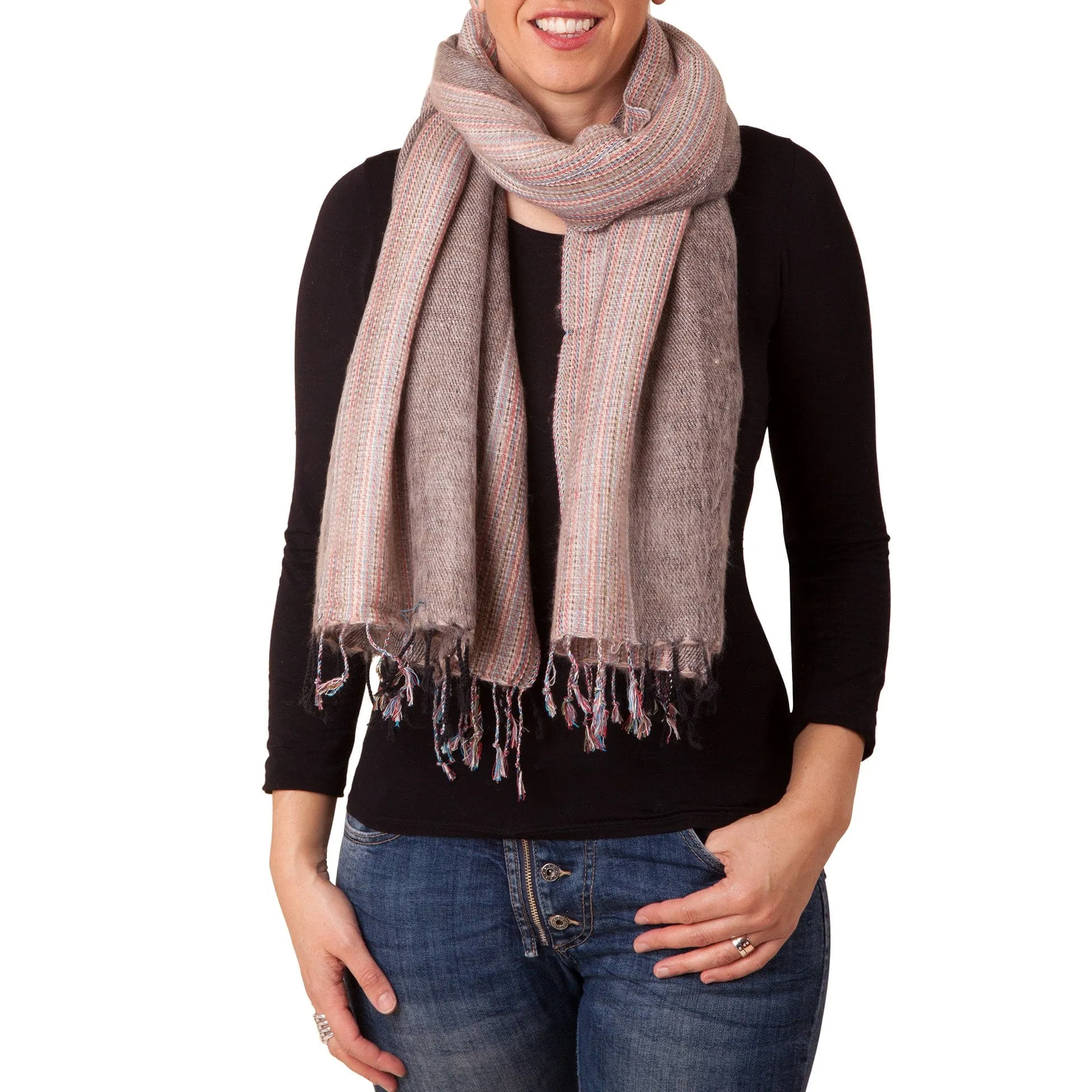 Sherpa Scarf/Shawl - Sand