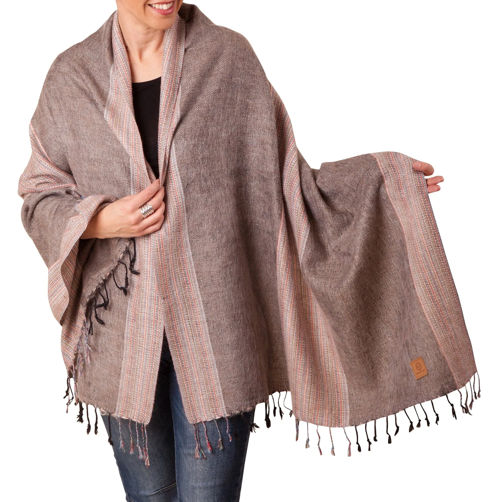 Sherpa Scarf/Shawl - Sand