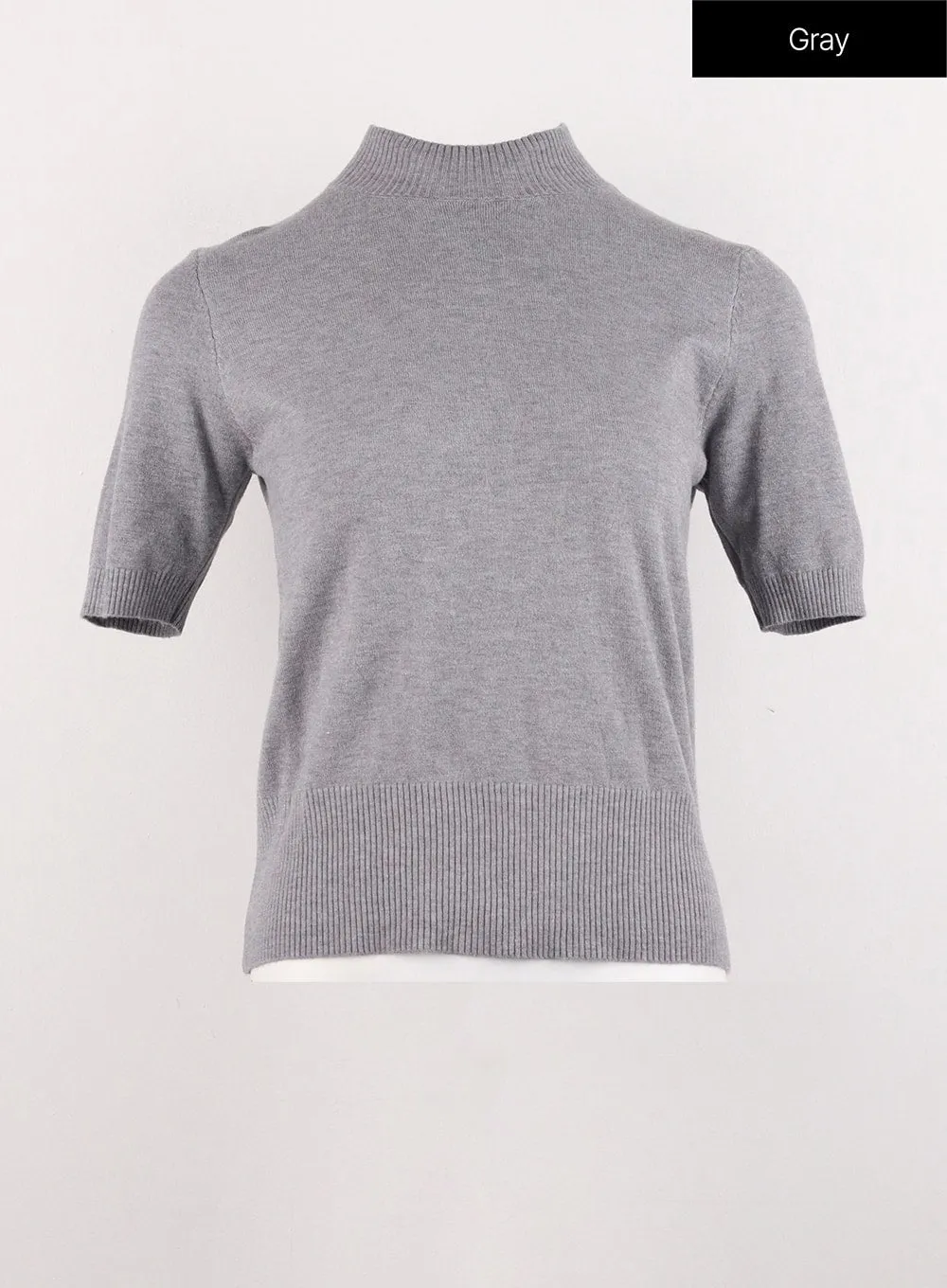 Short-Sleeve Knit Sweater OG327