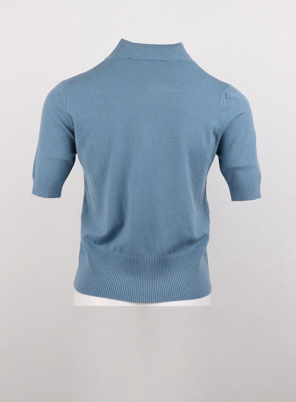 Short-Sleeve Knit Sweater OG327