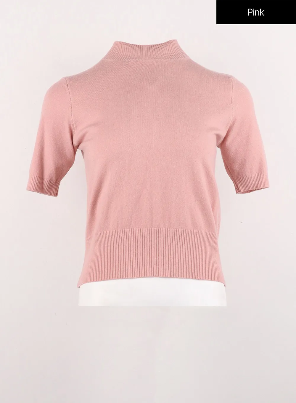 Short-Sleeve Knit Sweater OG327