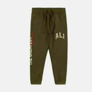 SP x Muhammad Ali The Greatest Joggers Mens Pants (Olive)