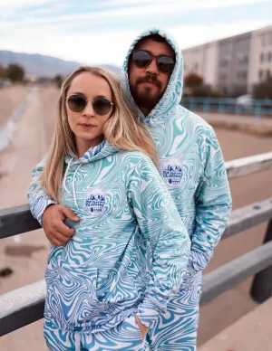 Swirls Collection - Aqua Twirl Hoodie & Joggers SET