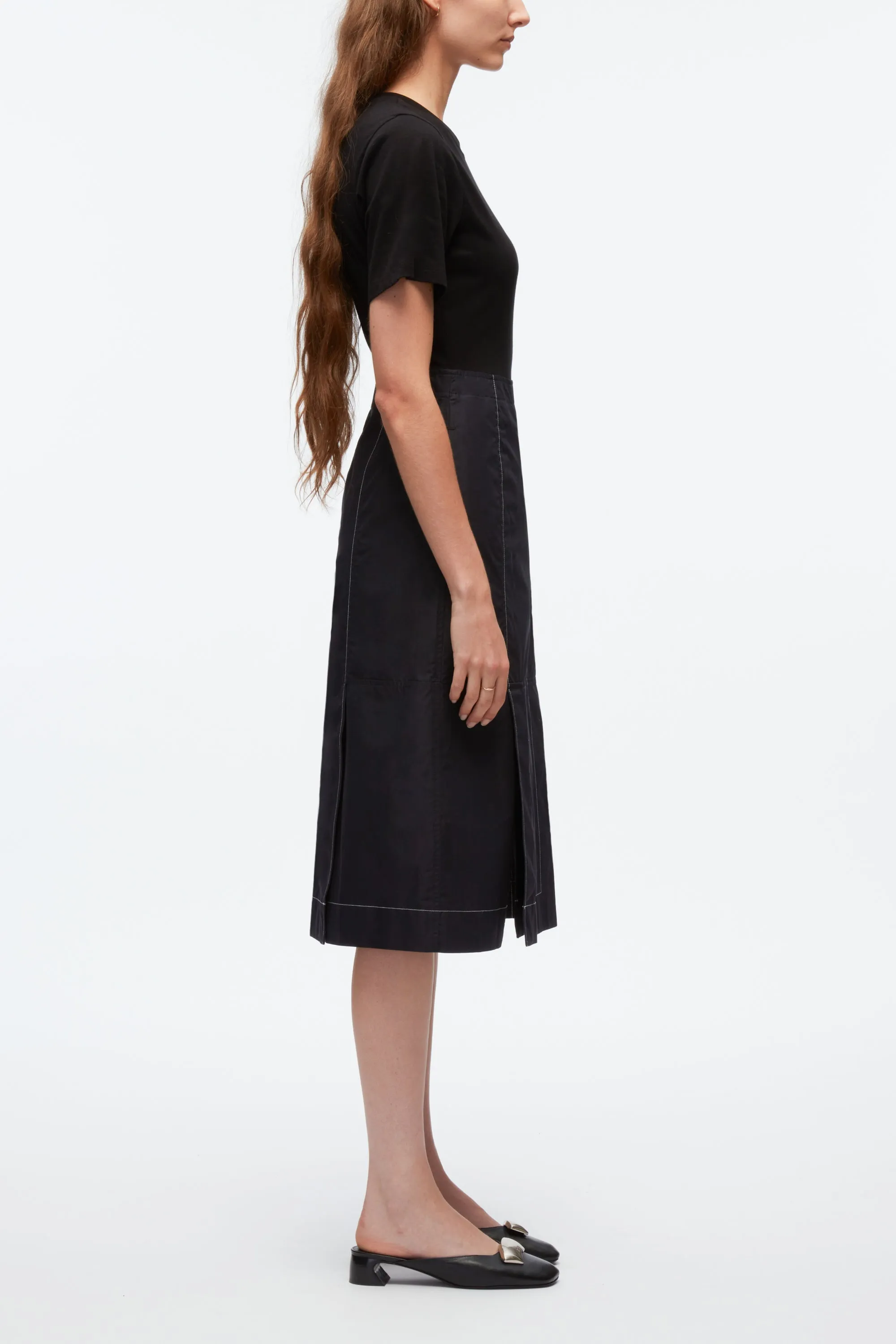 T-Shirt Combo Dress With Wrap Skirt