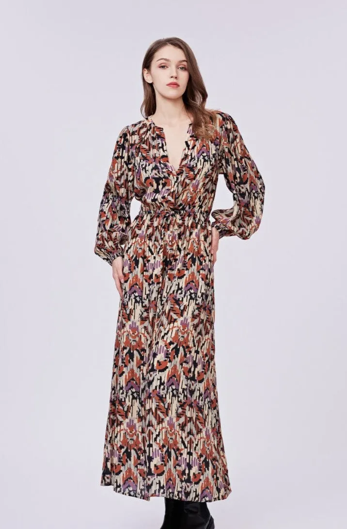 The Agatha Maxi Dress - Brick