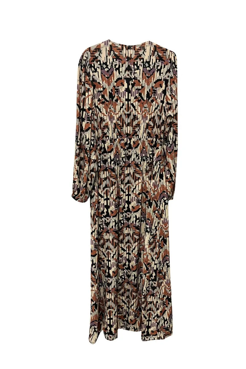 The Agatha Maxi Dress - Brick