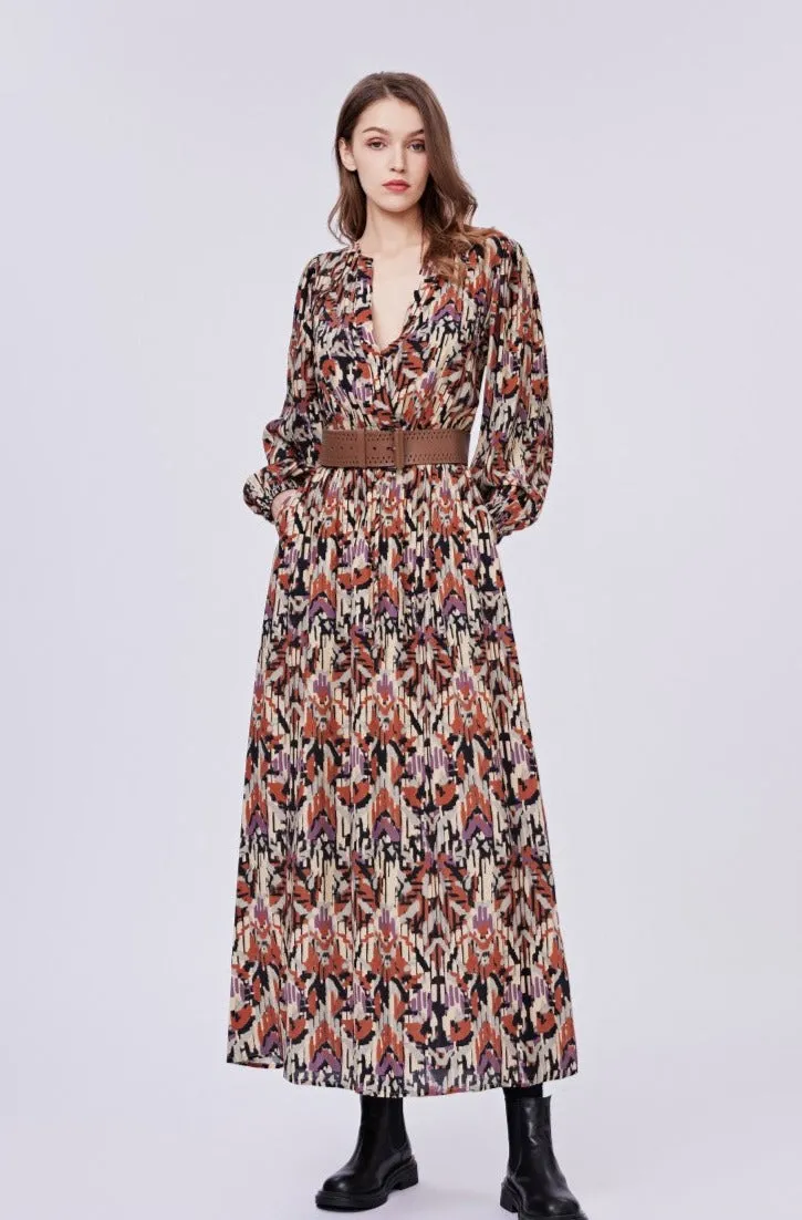 The Agatha Maxi Dress - Brick