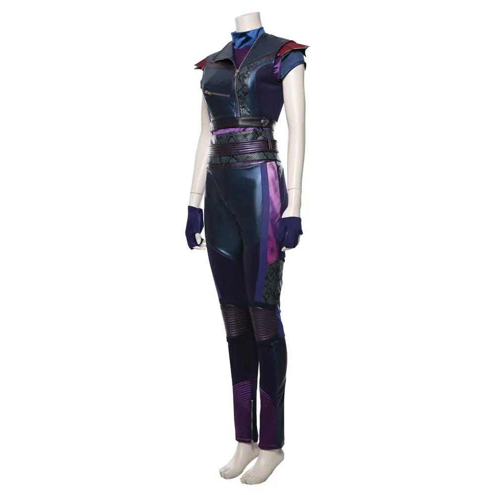 The Descendants 3 Mal Coat Pants Outfit Halloween Carnival Suit Cosplay Costume