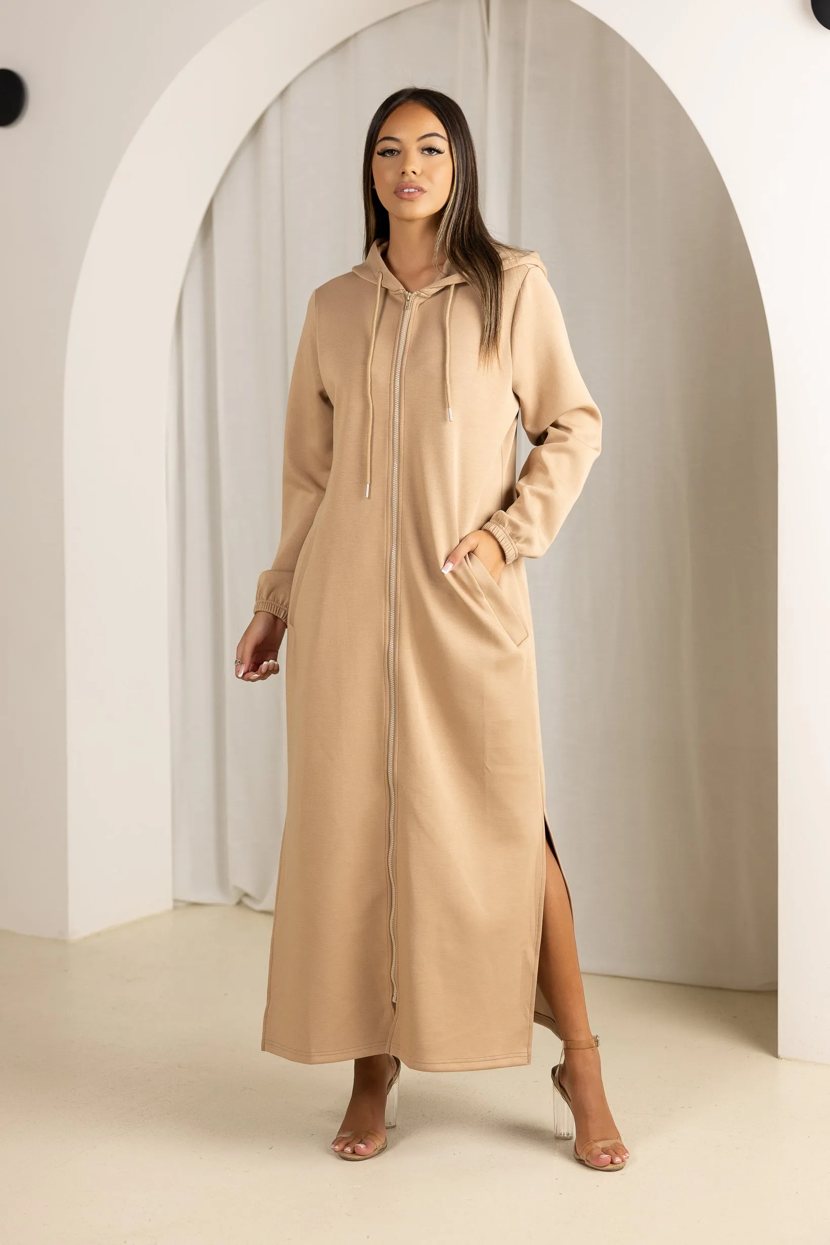 The Grand Kendall Maxi Zip Jacket