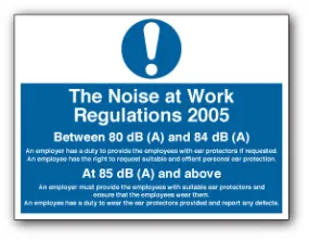 The Noise at Work Regulations 2005