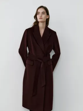 THE PARISIAN COAT - BURGUNDY