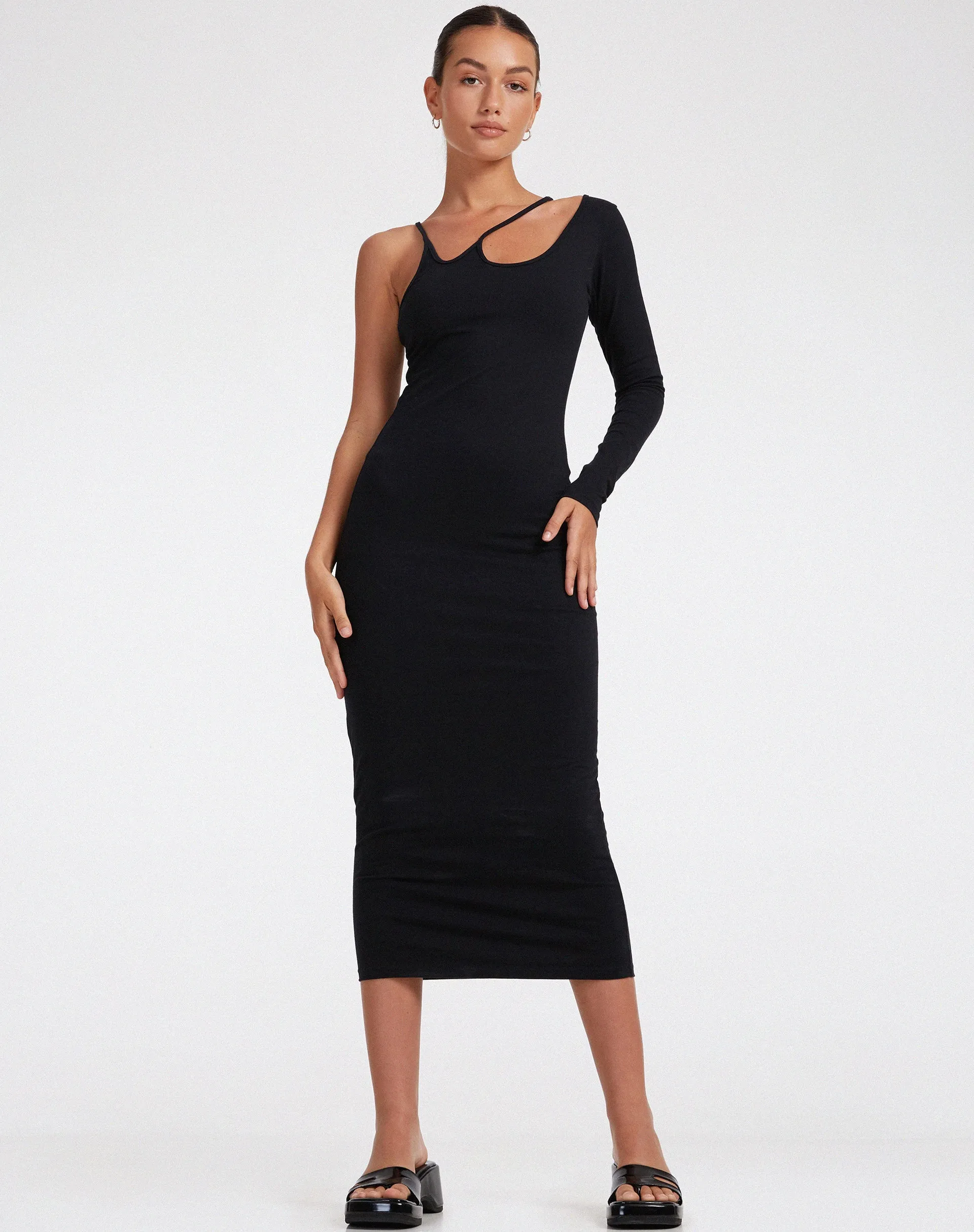 Umage Maxi Dress in Lycra Black