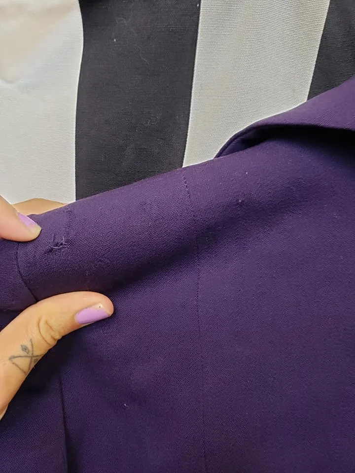 Vintage 1940's Purple Travel Suit