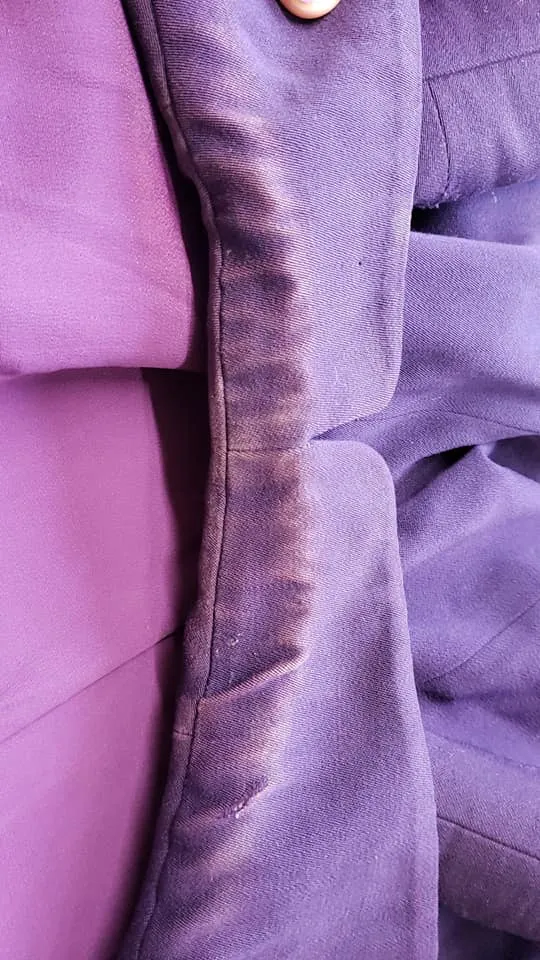 Vintage 1940's Purple Travel Suit