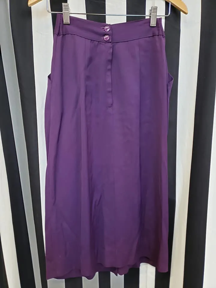 Vintage 1940's Purple Travel Suit