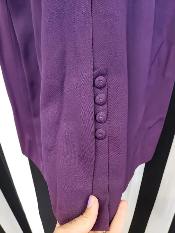 Vintage 1940's Purple Travel Suit