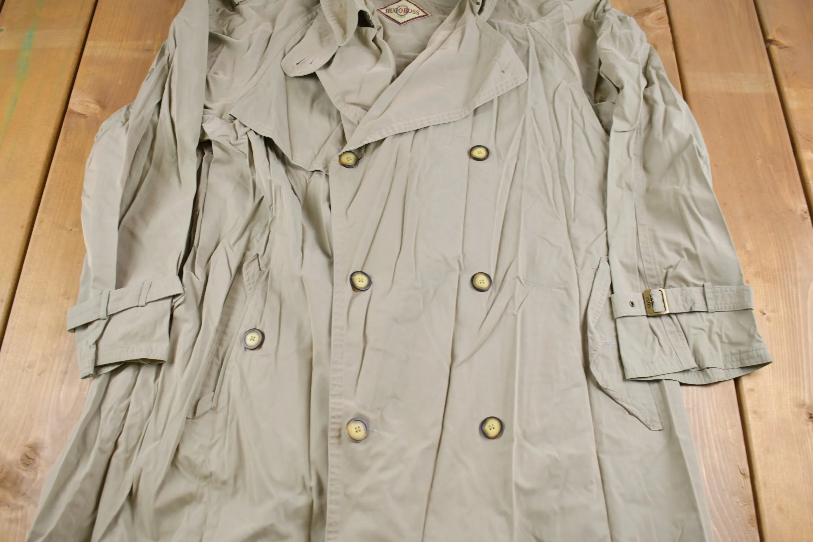 Vintage 1990s Hugo Boss Trench Coat