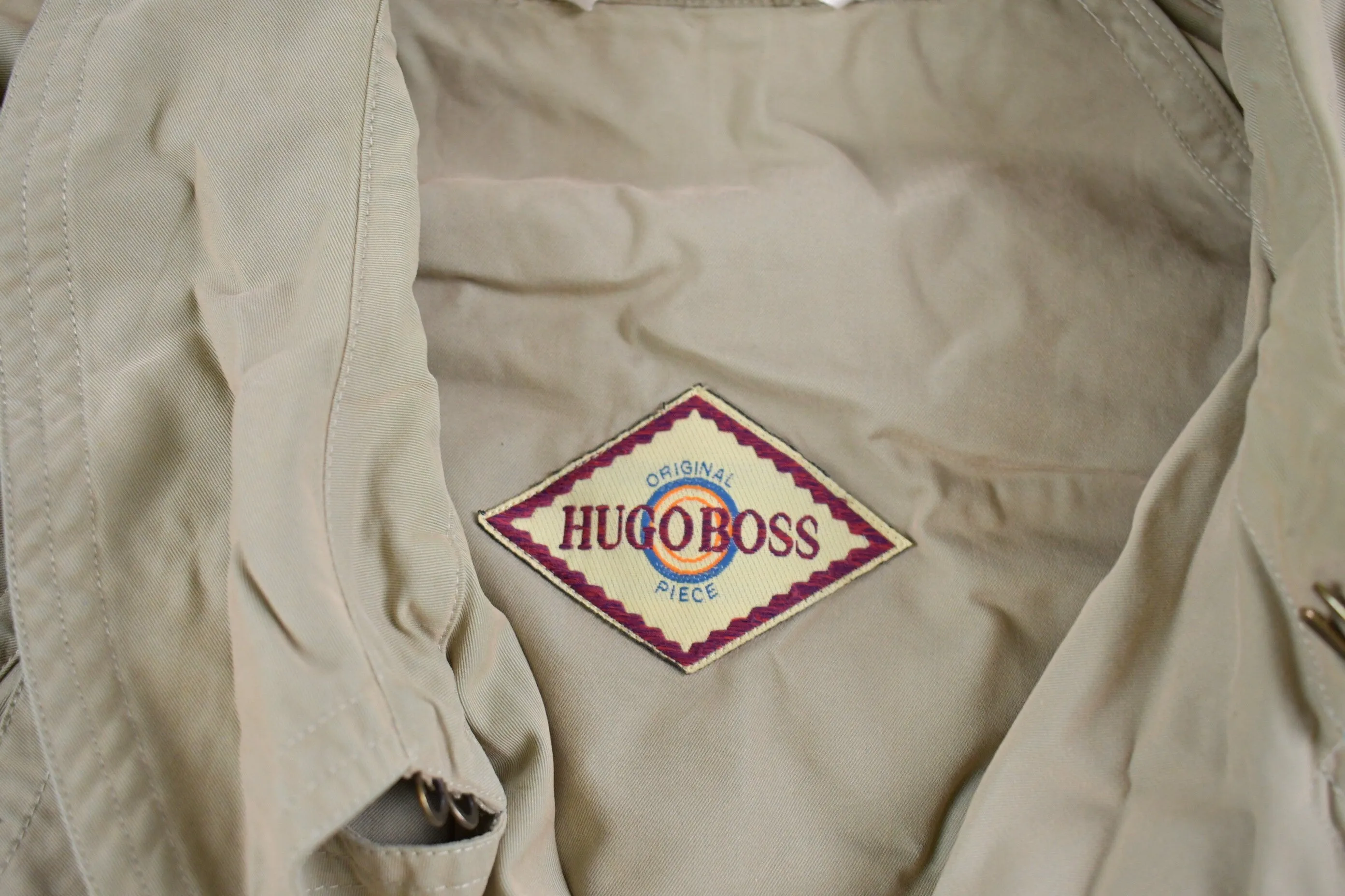 Vintage 1990s Hugo Boss Trench Coat