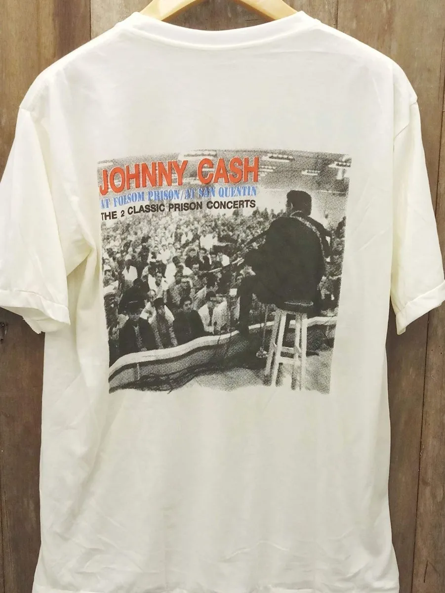 Vintage Johnny Cash Newport Folk Festival 1964 T-Shirt with 30-Day Satisfaction Guarantee