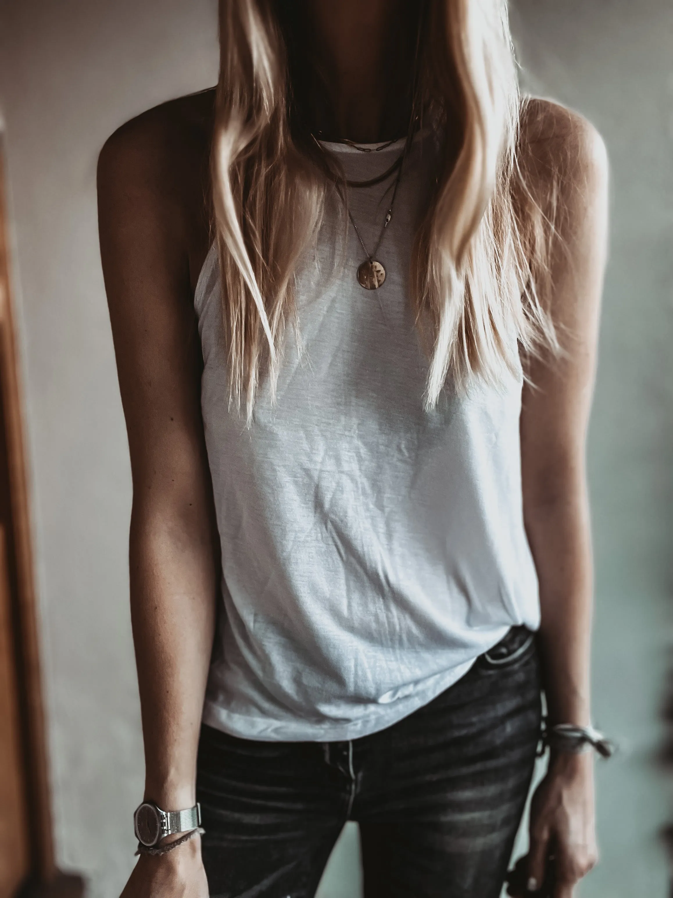 WHITE Santorini tank top *NEW*