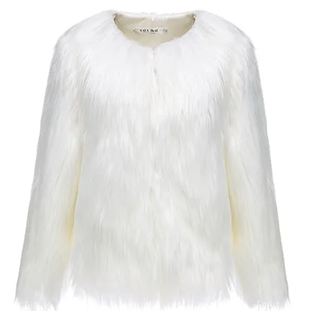 Winter Long Sleeve Fur Jacket