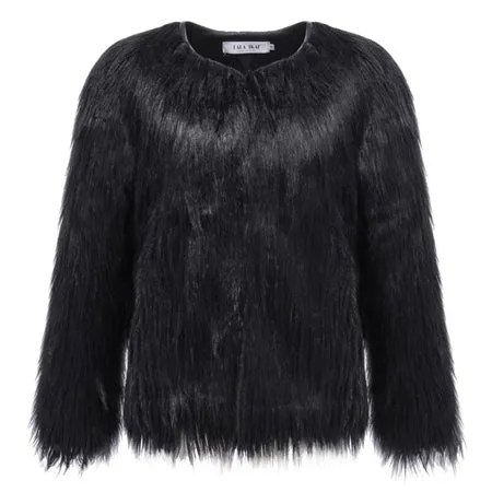 Winter Long Sleeve Fur Jacket