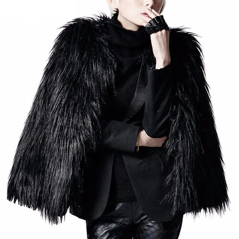 Winter Long Sleeve Fur Jacket