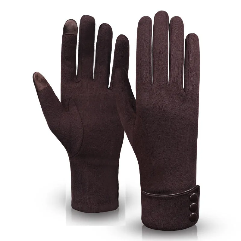 Winter Riding Thermal Fleece Gloves Households