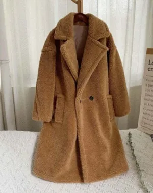 Women's Loose Integrated Fur Coat