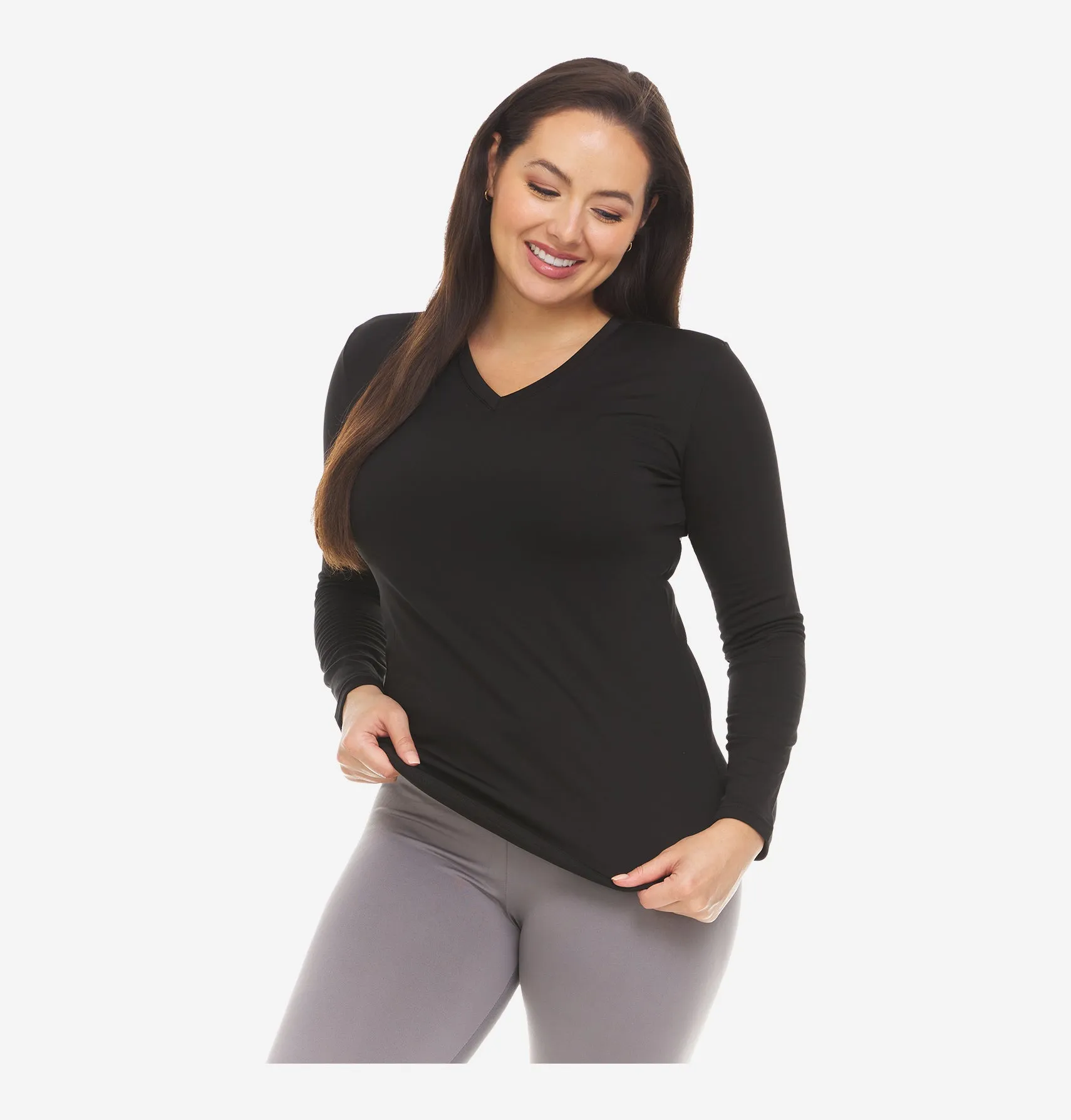 Women's V-Neck Thermal Top