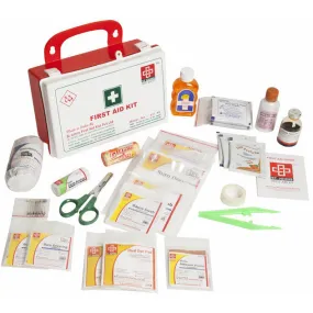 Workplace First Aid Kit Small - Plastic Box Wall Mounted - 69 Components - SJF P5 - St Johns First Aid Kit