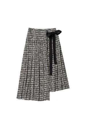 Zaikamoya Tulip Pleated Tie Skirt